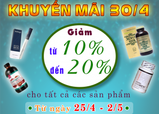 TƯNG BỪNG KHUYẾN MÃI CHÀO MỪNG ĐẠI LỄ 30/4