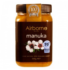 Mật ong New Zealand - Airborne Manuka 70+ 500g